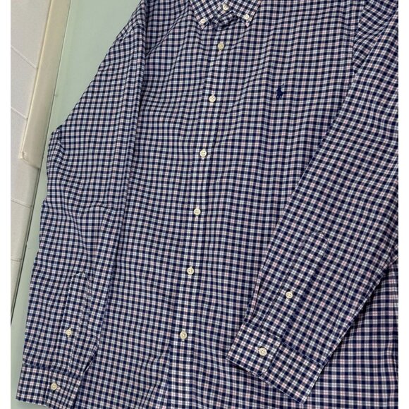 Polo Ralph Lauren Other - Polo Ralph Lauren Classic Fit Mens Large L 16.5 Gingham Long Sleeve Button Up